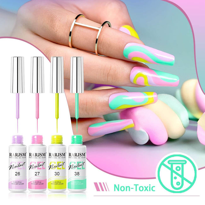 Painting Gel Polish Nail Art Designs Professional Salon Quality