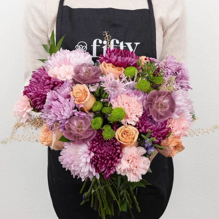 Luxury Flower Bouquet Apron - Image