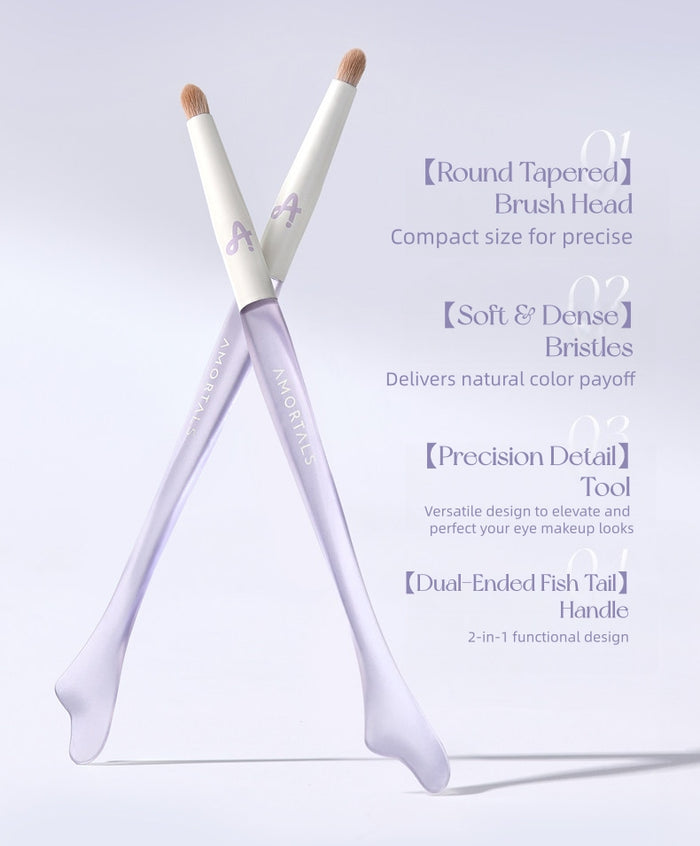 AMORTALS Fishtail Highlight Makeup Brush T5647