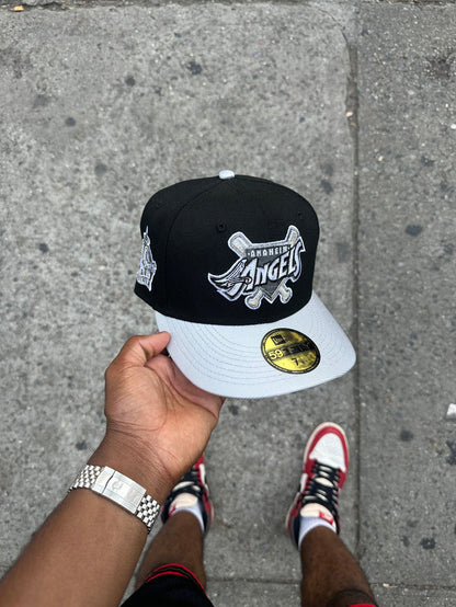 Anaheim Angels Black & Metallic 40th Season Grey UV