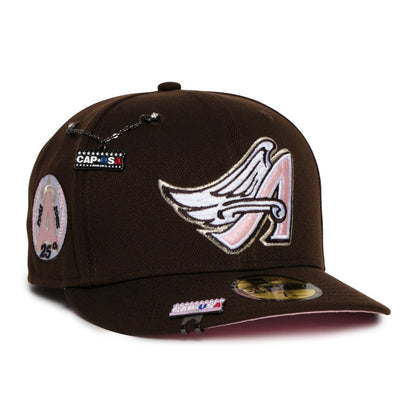 Anaheim Angels Walnut Brown Pink UV 25Th Anniversary