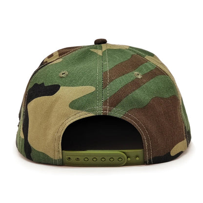 Angry Patriot Patch Flat Bill Snapback Hat