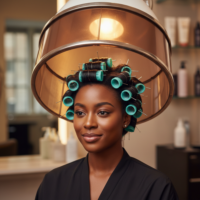 Annie Magnetic Hair Rollers 1 1/4 Inch, 12 Count, Aqua