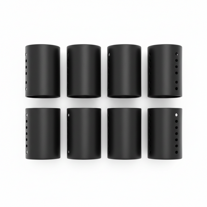 Annie Magnetic Hair Rollers 2 1/2 Inch, 6 Count, Black