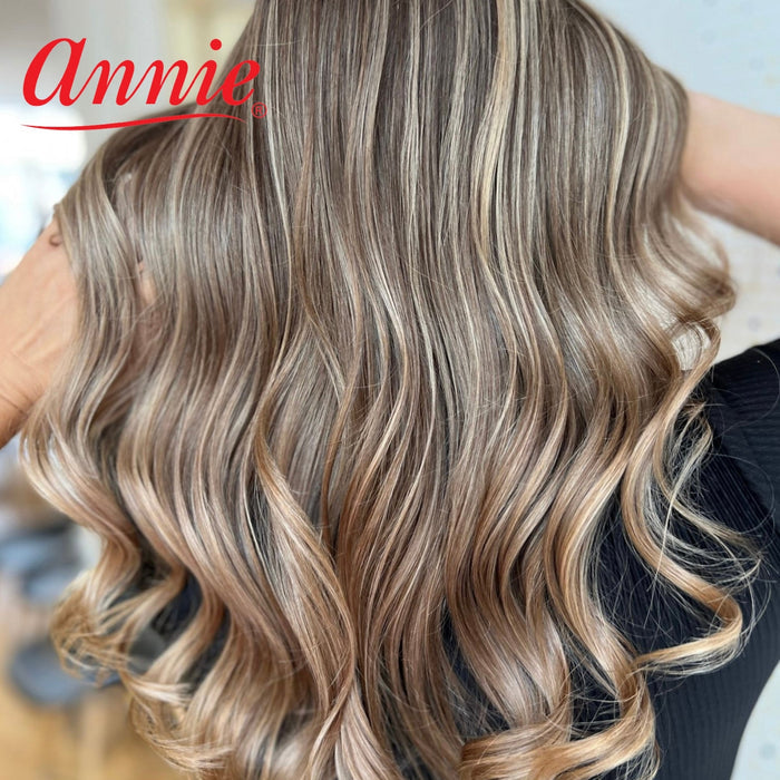 Annie Magnetic Hair Rollers 3 Inch, 6 Count, Plum