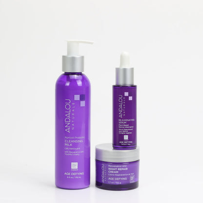 Anti-Aging Night Time Bundle - Andalou Naturals US
