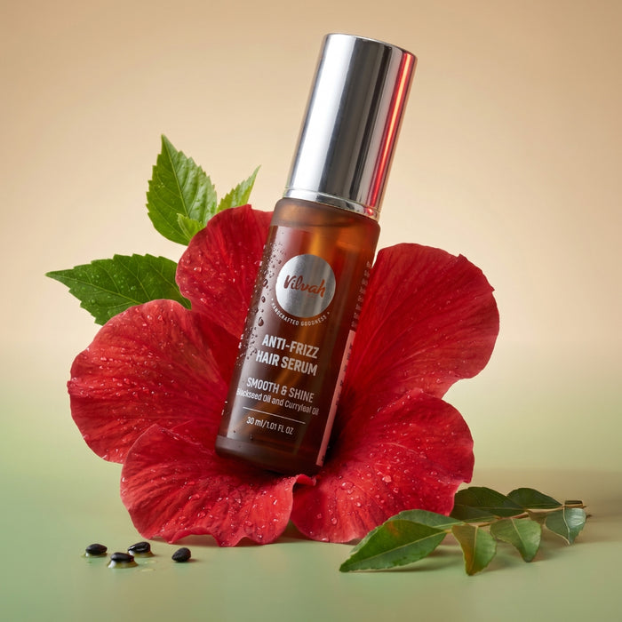 vilvah anti-frizz hair serum