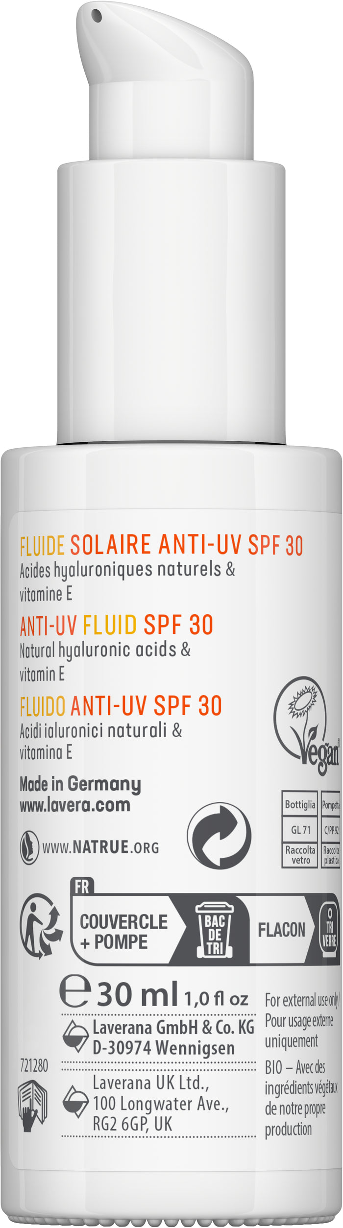 lavera Anti-UV Fluid LSF 30