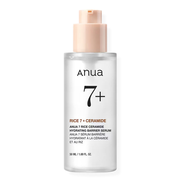 Anua Rice 7+ Ceramide Hydrating Barrier Serum 1.69oz/ 50ml
