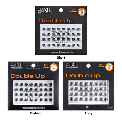 ARDELL Double Up Knotted Flare Trios Black - ikatehouse