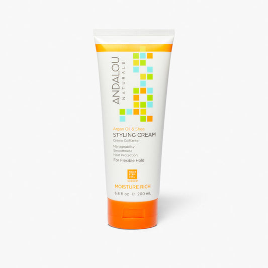 Argan Oil & Shea Moisture Rich Styling Cream - Andalou Naturals US