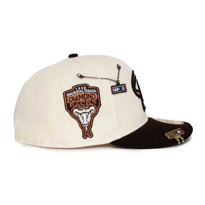Arizona Diamond Backs Creme and Dark Brown 1998 Inaugural