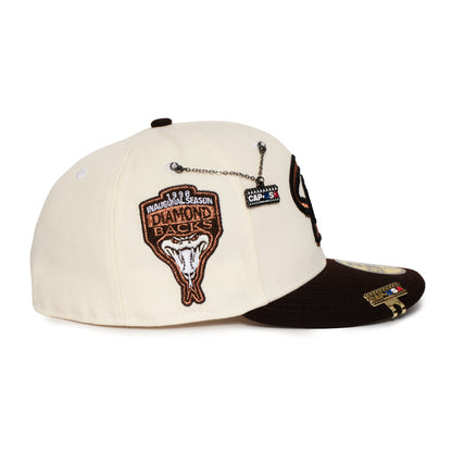 Arizona Diamond Backs Creme and Dark Brown 1998 Inaugural