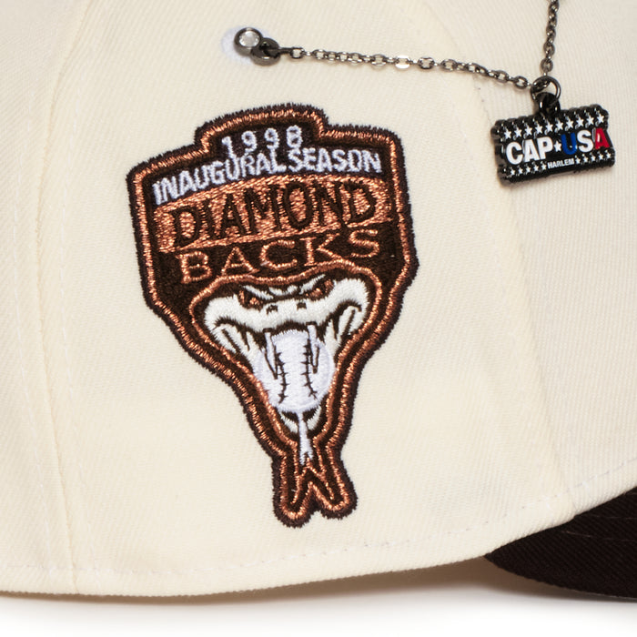 Arizona Diamond Backs Creme and Dark Brown 1998 Inaugural