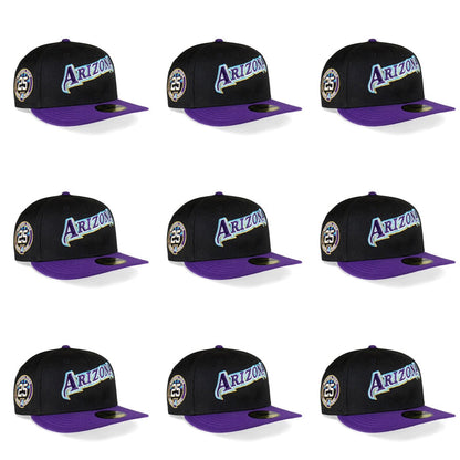 Arizona Diamondbacks Black & Purple Script Grey Uv  25th Anniversary