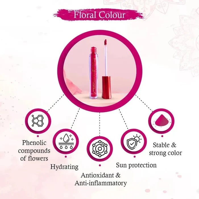 Aromatic 100% Natural Liquid Sindoor (Magenta) - Long lasting & Waterproof with Floral Pigment - Keya Seth Aromatherapy