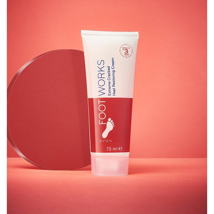 Avon Foot Works Extreme Cracked Heel Restoring Cream - 75ml