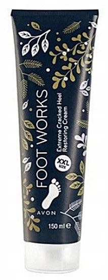 Avon Foot Works Extreme Cracked Heel Restoring Cream XXL Size - 150ml