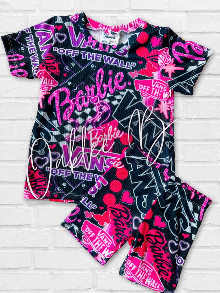 Barbie Vans Tee & Bikers