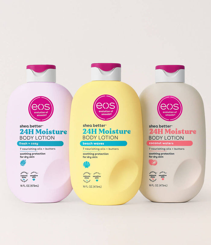 Beach Waves, Fresh & Cozy, and Coconut Waters Body Lotion Bundle
