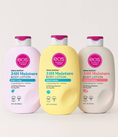 Beach Waves, Fresh & Cozy, and Coconut Waters Body Lotion Bundle