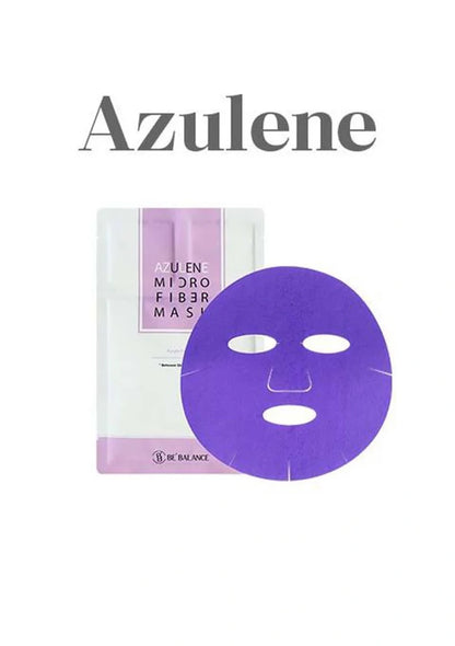 (BUY 1 PURPLE) BE'BALANCE AZULENE MICROFIBER MASK