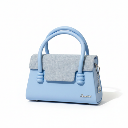 Biankini Mini Top Handle Bag Baby Blue - White Background