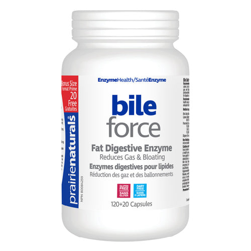 Bonus Bottle of Prairie Naturals Bile Force 120 + 20 Capsules
