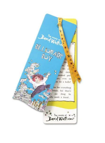 'Billionaire Boy' Bookmark - The World of David Walliams
