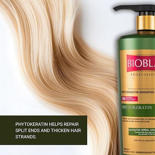 BIOBLAS Phytokeratin Shampoo for Hair Loss 1000 ml