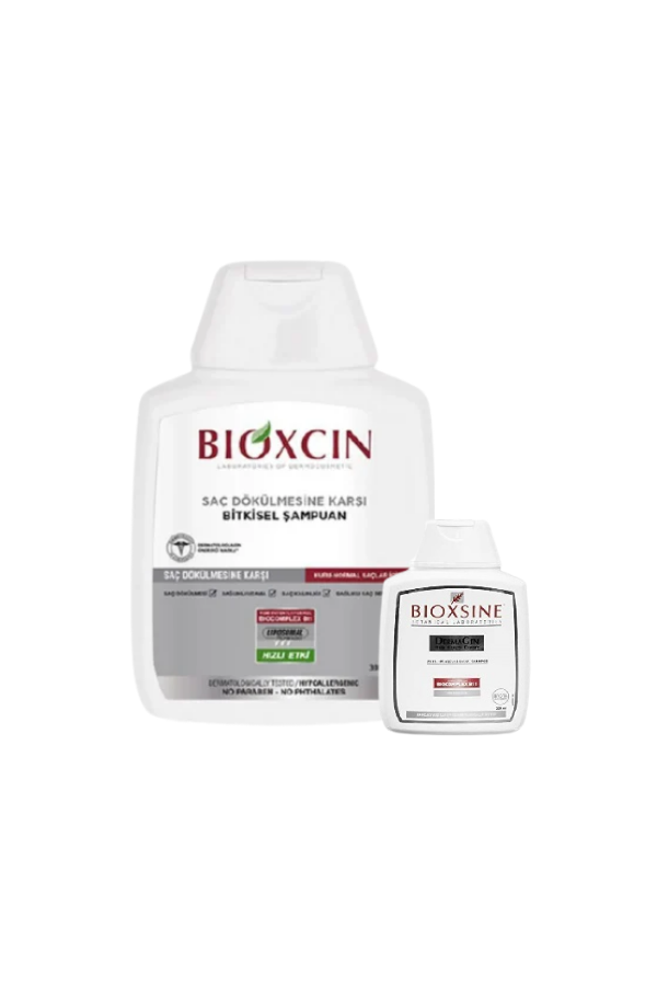 Bioxcin Hair Loss Herbal Shampoo 300 ml plus 100 ml Travel Size