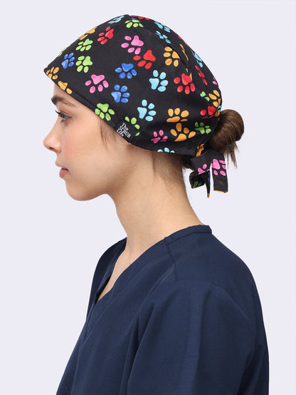 Black Multi Paws Unisex Cap 011