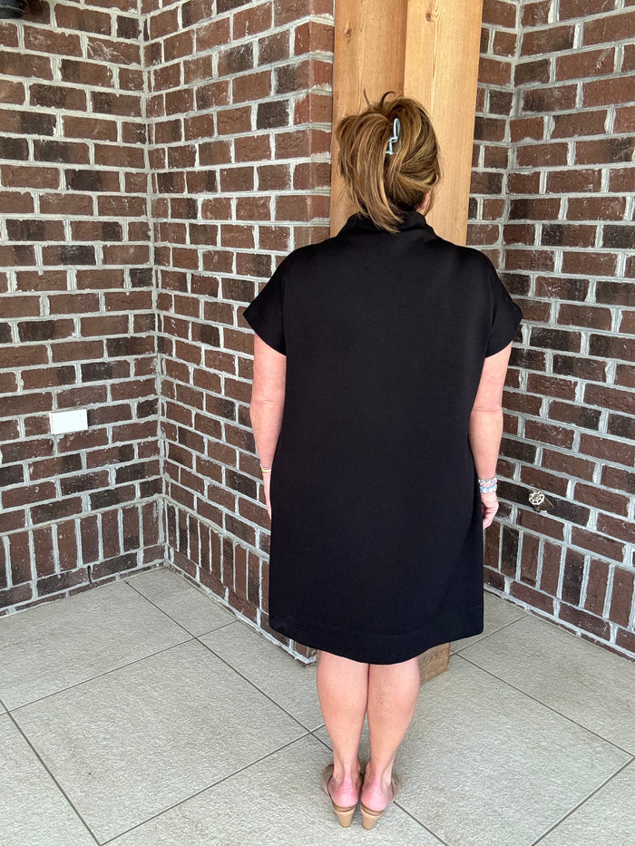 Black Staple Mini Dress by Entro