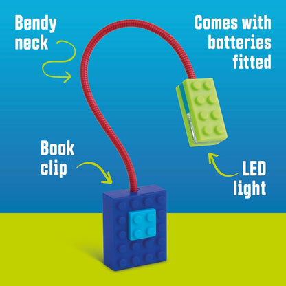 'Blocky' Book Light - Blue