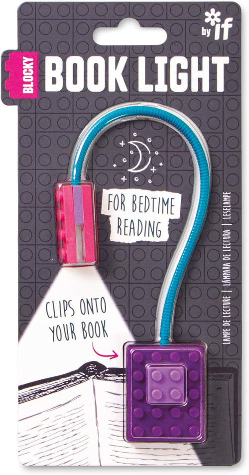 'Blocky' Book Light - Purple