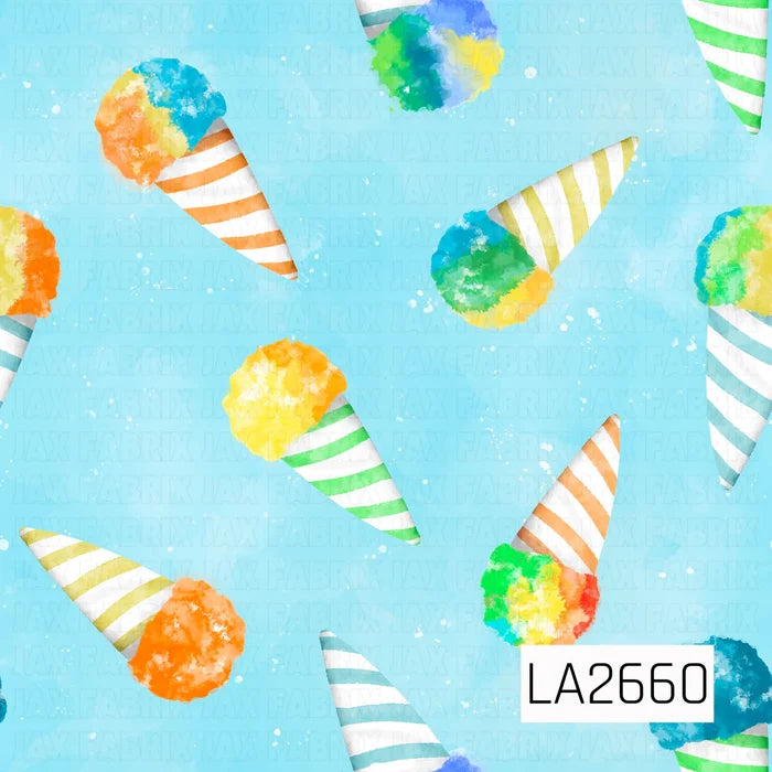 Blue Snow Cones Made to Order Single Items