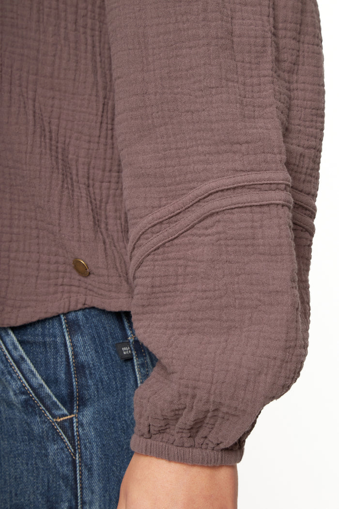 Blusa Lari Orgánica Café Mujer