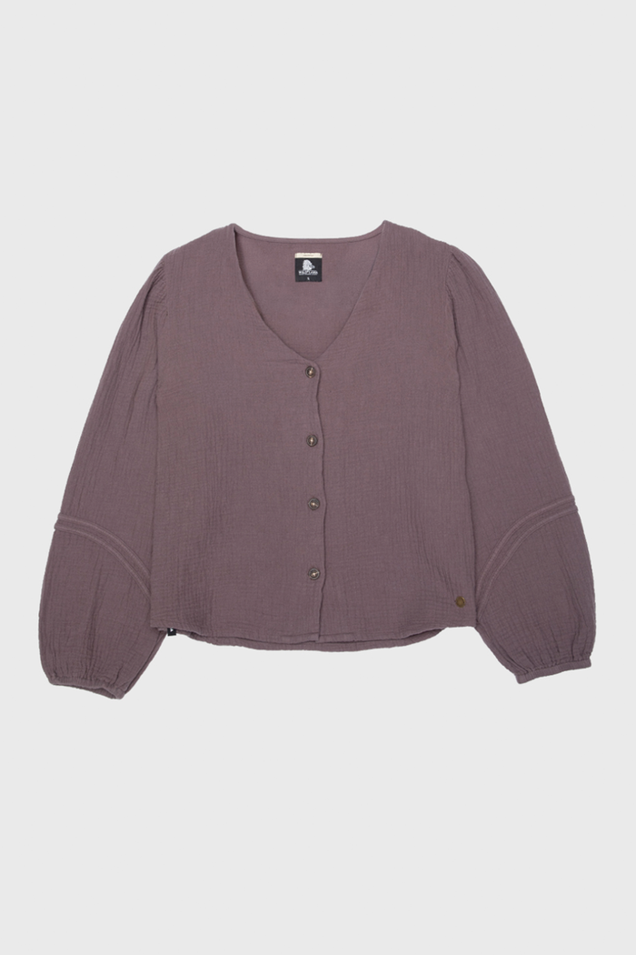 Blusa Lari Orgánica Café Mujer