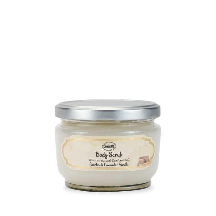 Body Scrub Patchouli Lavender Vanilla 320g in Box