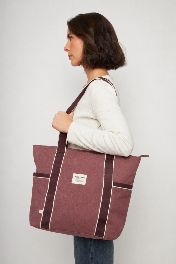 Bolso Kura Reciclado Burdeo