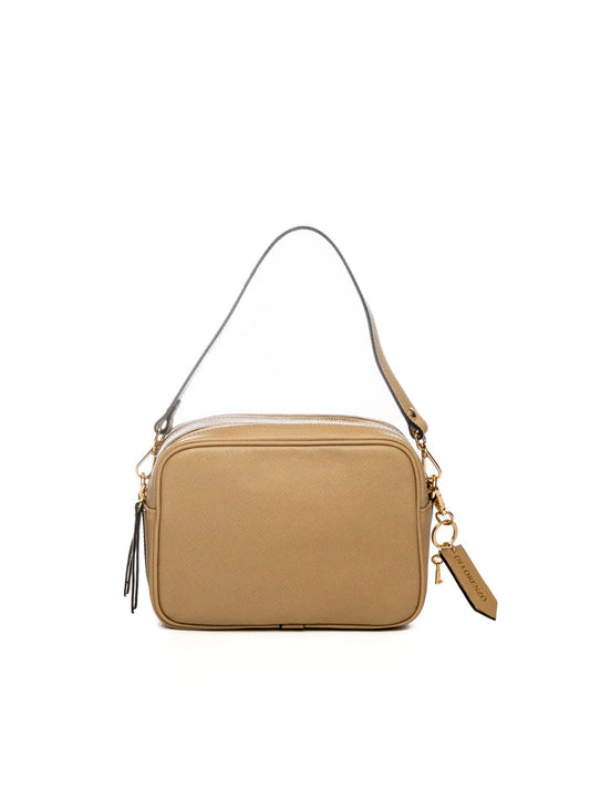 DI LORENZO borsa a spalla viviana beige VIVIANA SAFFIANO-BEIGE