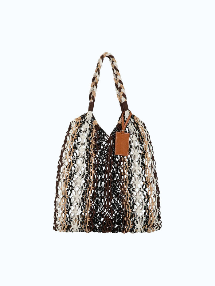 ME FUI Borsa intrecciata crochet multi SW0045MC TESS-MULTI