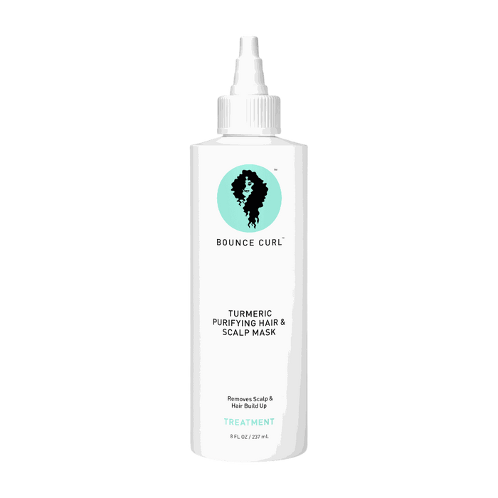 Bounce Curl Turmeric Purifying Hair and Scalp Mask detoxifying hair treatment with natural ingredients and no silicones