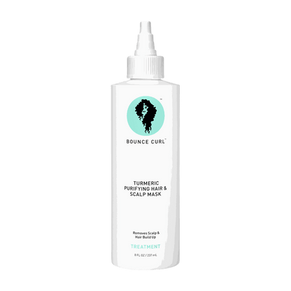 Bounce Curl Turmeric Purifying Hair and Scalp Mask detoxifying hair treatment with natural ingredients and no silicones