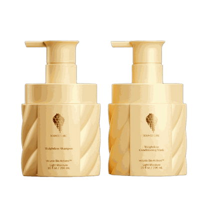 Bounce Curl Weightless Shampoo and Conditioning Mask Duo packaging