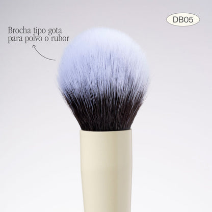 BROCHA DUO GOTA POLVO Y CORRECTOR