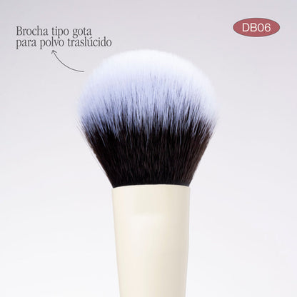 BROCHA DUO ILUMINADOR Y POLVO SUELTO
