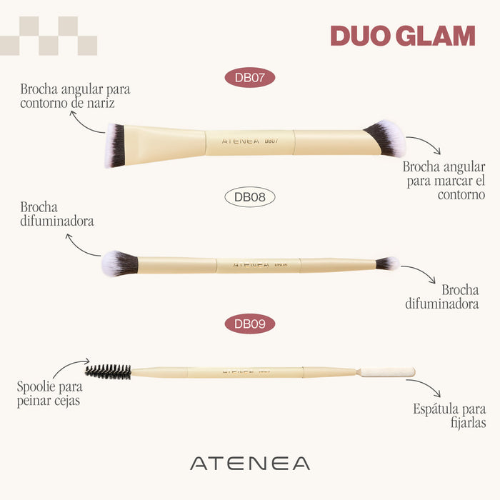 BROCHA DUO PARA CORRECTOR Y CONTORNO