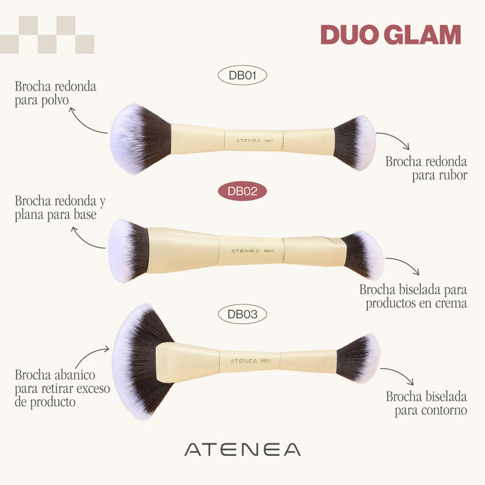 BROCHA DUO POLVO Y RUBOR
