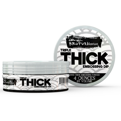 Triple Thick Embossing Dip - Transparent Powder 4oz.